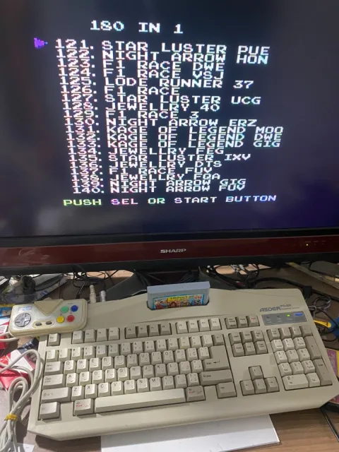 Family Asder PC-95 Computer Famicom Famiclone Nes Tv Game Console