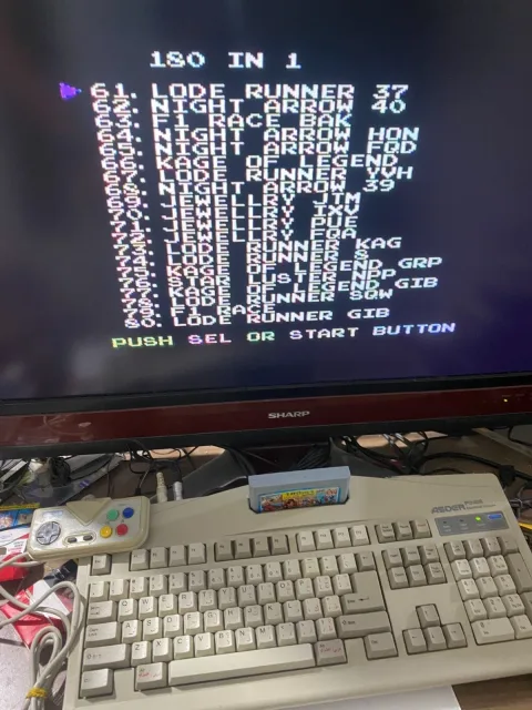 Family Asder PC-95 Computer Famicom Famiclone Nes Tv Game Console