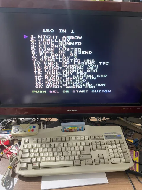 Family Asder PC-95 Computer Famicom Famiclone Nes Tv Game Console