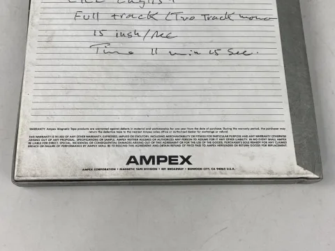 Ampex Grand Master 456 10.5" Metal Reel to Reel Recording Tape
