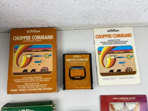 Atari 2600 Chopper Command - Tennis - Maze Craze Game