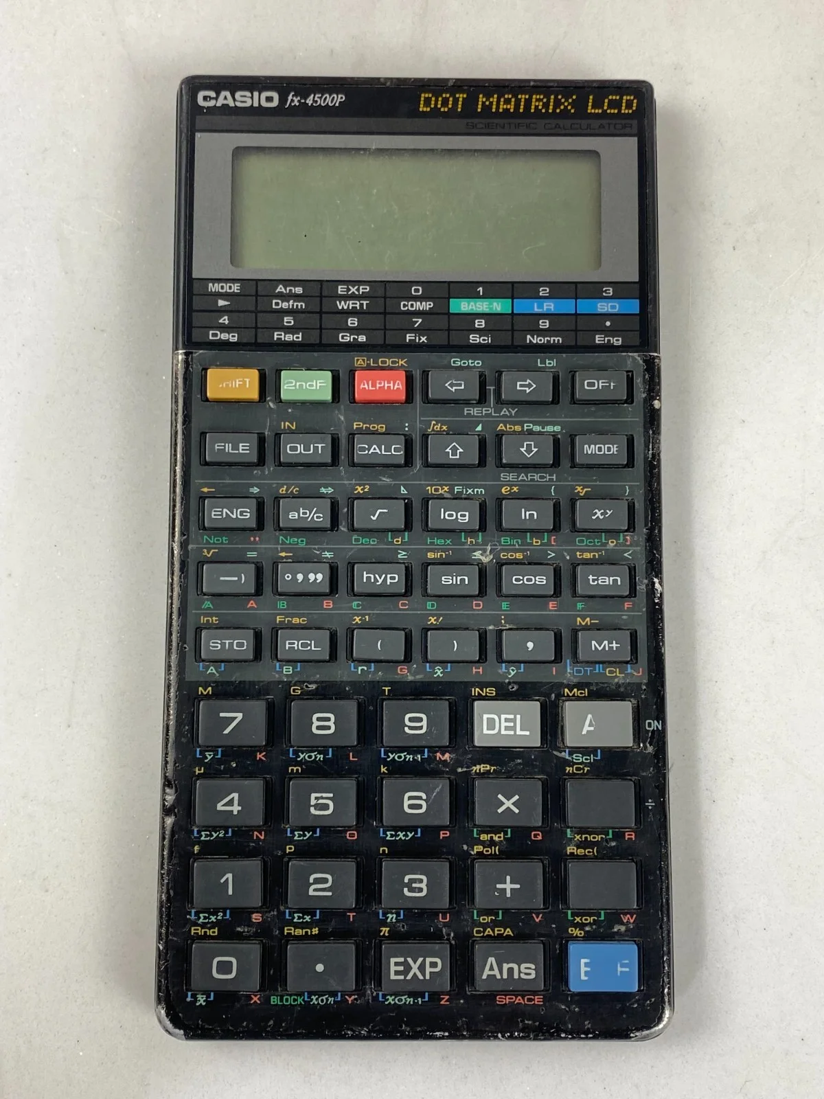 Casio Fx 4500P Dot Matrix Lcd Scientific Program Function Calculator