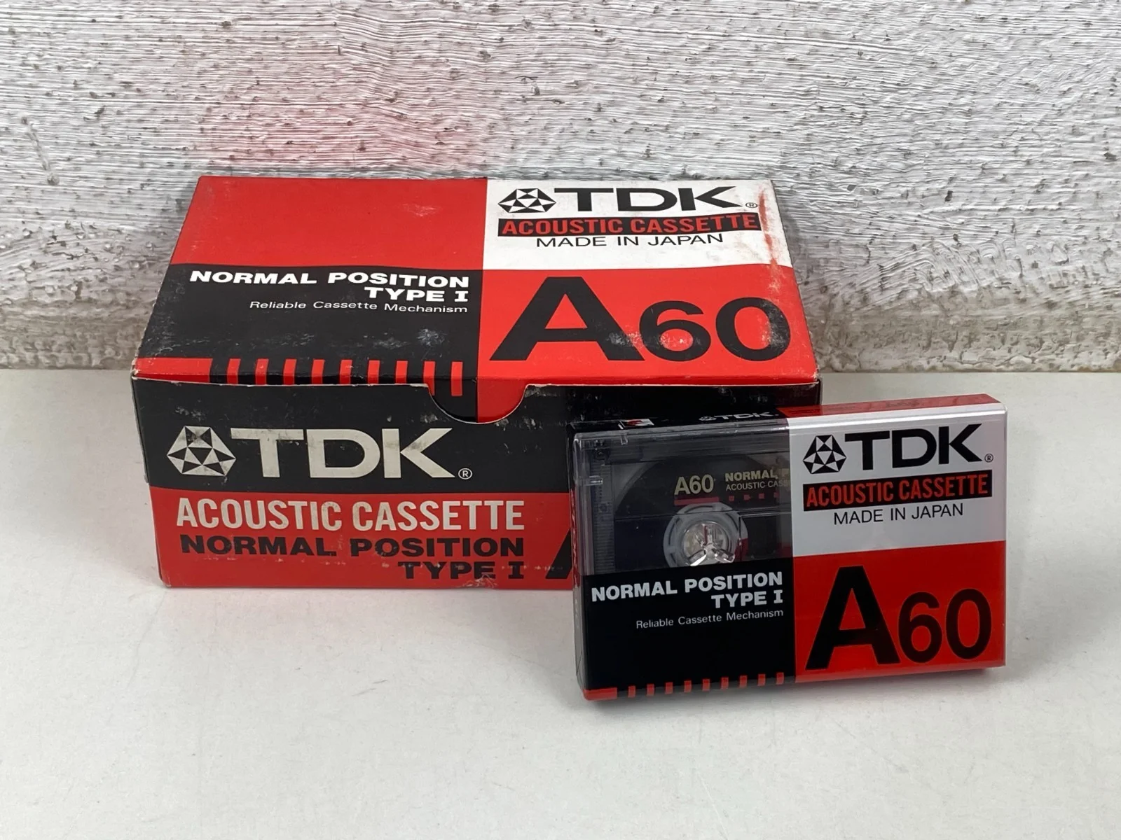 TDK A-60TC Acoustic Cassette Audio Normal Position Type I
