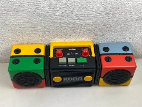Sanyo Robo-01 Iconic Boombox Stereo Cassette 1980's eBay