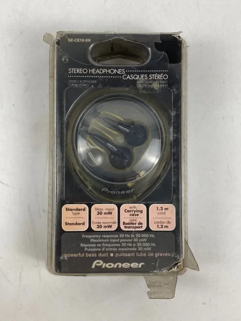 Pioneer SE-CE10-XK Stereo Headphones Ear Bud Earphones