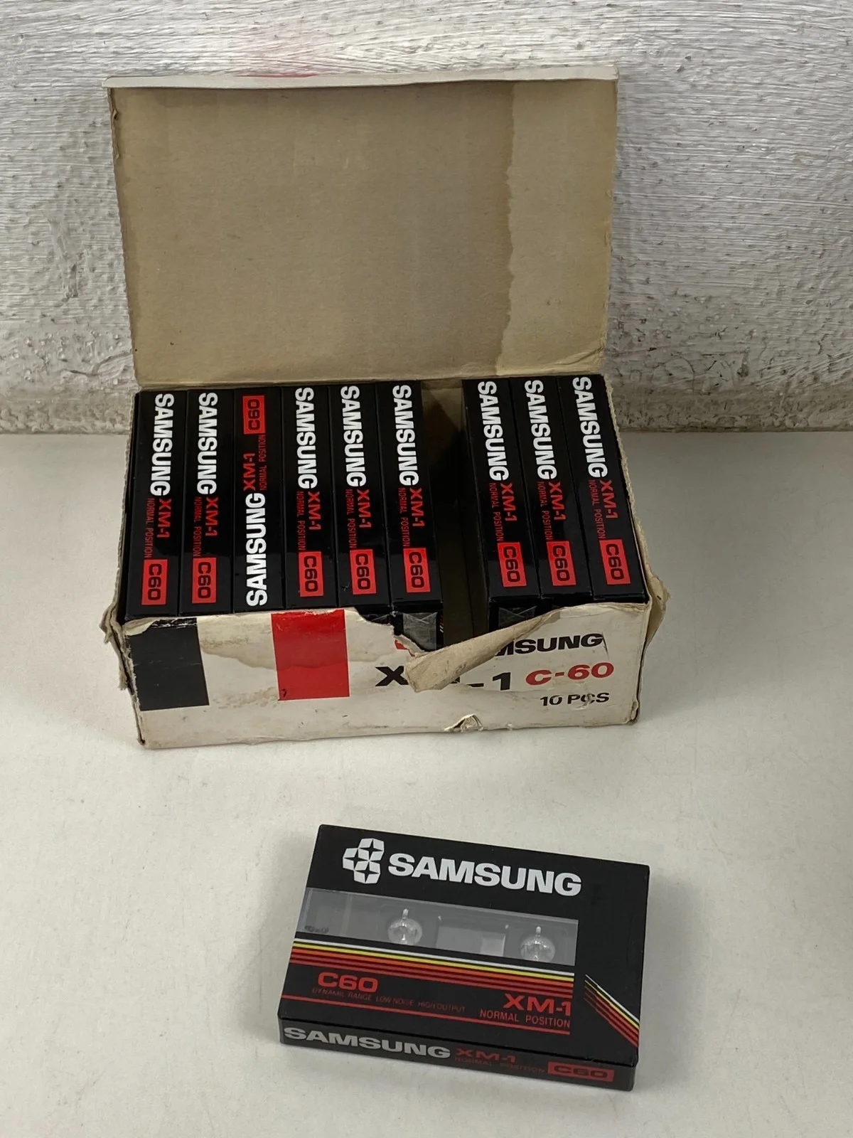 Samsung C60 XM-1 Blank Audio Cassette Tape 1 Lot 10