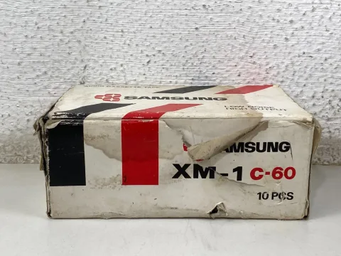 Samsung C60 XM-1 Blank Audio Cassette Tape 1 Lot 10
