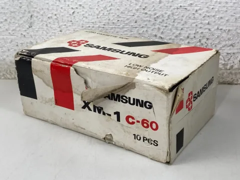 Samsung C60 XM-1 Blank Audio Cassette Tape 1 Lot 10