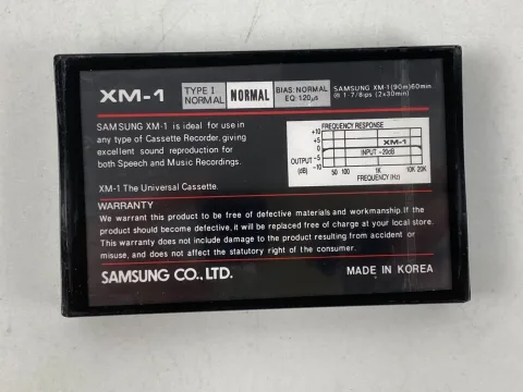 Samsung C60 XM-1 Blank Audio Cassette Tape 1 Lot 10