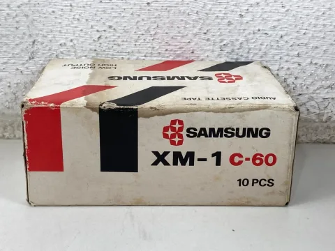 Samsung C60 XM-1 Blank Audio Cassette Tape 1 Lot 10