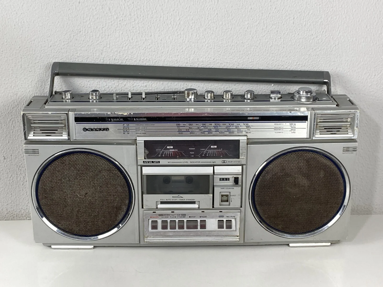 Sanyo M-X720 Stereo Boombox Ghettoblaster Cassette