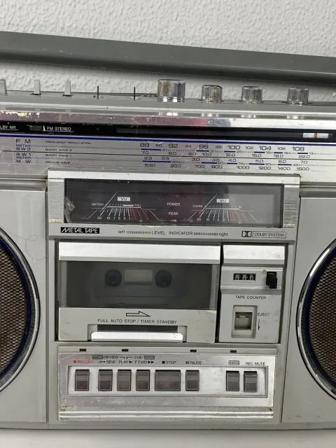 Sanyo M-X720 Stereo Boombox Ghettoblaster Cassette
