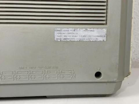 Sanyo M-X720 Stereo Boombox Ghettoblaster Cassette