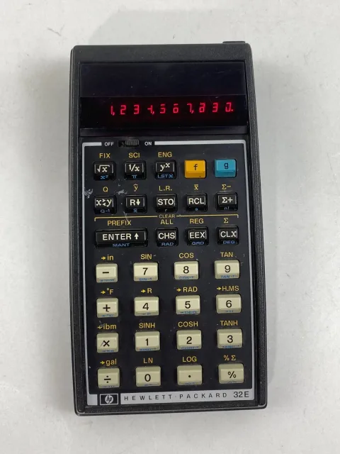 HP Hewlett Packard 32E Calculator