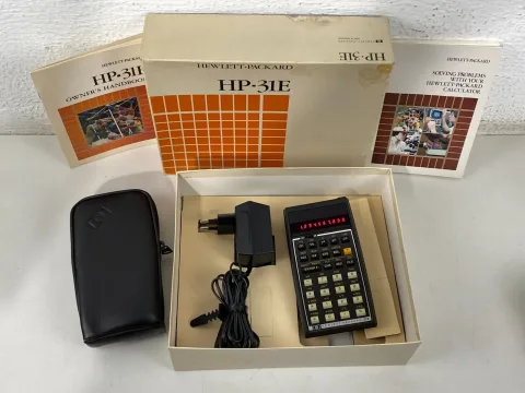 Hewlett Packard HP-31E Calculator W/ Original Box