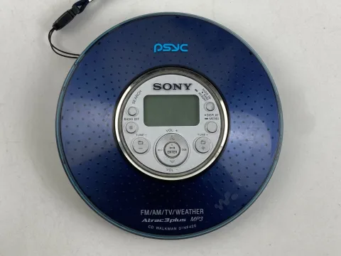 Sony Psyc D-NF420 Atrac3Plus CD MP3 Walkman AM FM TV Weather Radio