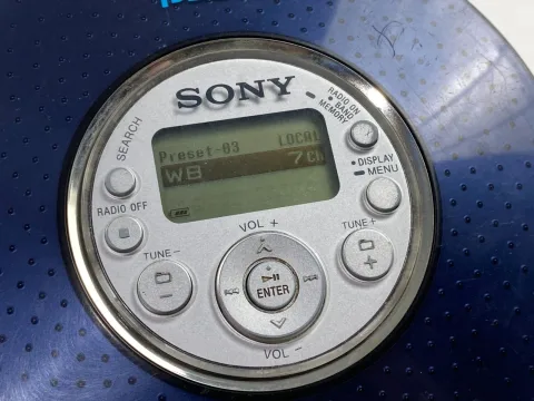 Sony Psyc D-NF420 Atrac3Plus CD MP3 Walkman AM FM TV Weather Radio