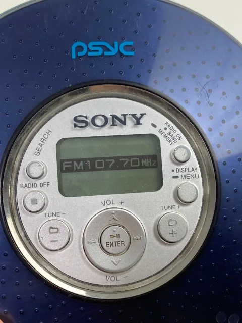 Sony Psyc D-NF420 Atrac3Plus CD MP3 Walkman AM FM TV Weather Radio