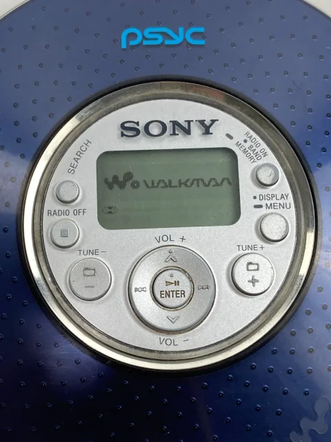 Sony Psyc D-NF420 Atrac3Plus CD MP3 Walkman AM FM TV Weather Radio
