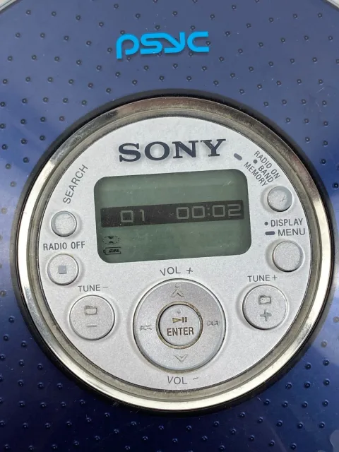 Sony Psyc D-NF420 Atrac3Plus CD MP3 Walkman AM FM TV Weather Radio