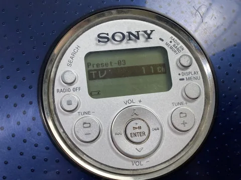 Sony Psyc D-NF420 Atrac3Plus CD MP3 Walkman AM FM TV Weather Radio