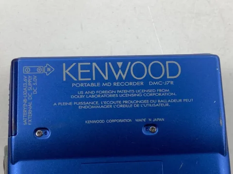 Kenwood DMC-J7R Portable MD Recorder MiniDisc Player