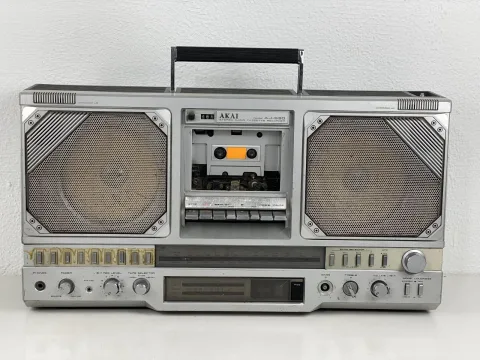 Akai AJ 530FS Ghetto Blaster Cassette Recorder Boombox Radio