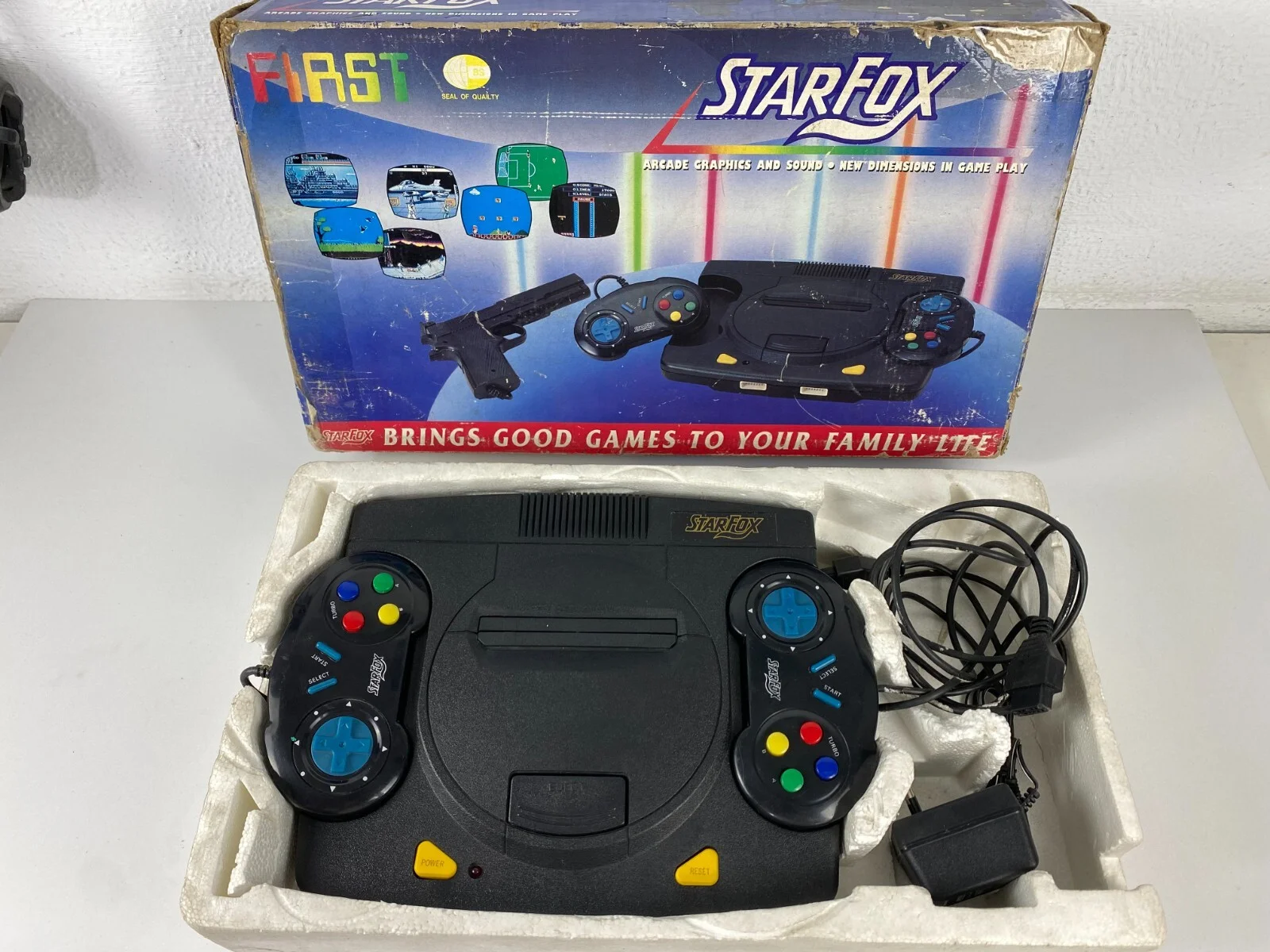 Star Fox Computer&amp Game Famiclone NES Family Video Game Console كمبيوتر العائله