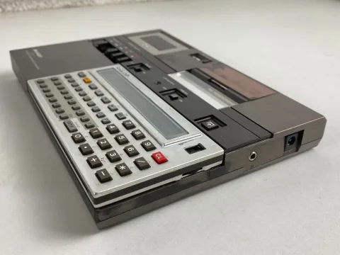Sharp PC-1251A Pocket Computer CE-125 Printer Micro Cassette Recorder W/Case