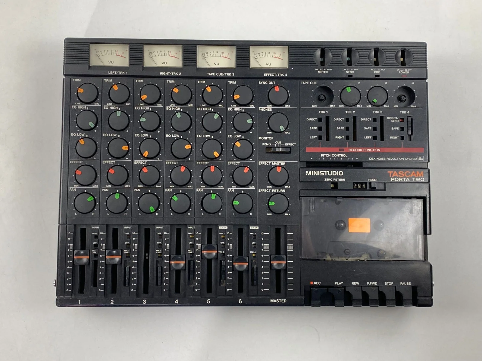 Tascam Porta TWO Portastudio 4 Track Recorder Cassette Player
