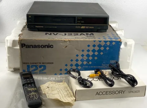 National Panasonic NV-J22AM VHS Video Cassette Recorder VCR