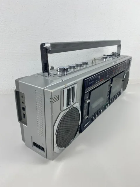 Sanyo M-W25K Boombox Stereo Cassette Recorder Ghetto Blaster