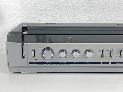 Sanyo M-W25K Boombox Stereo Cassette Recorder Ghetto Blaster