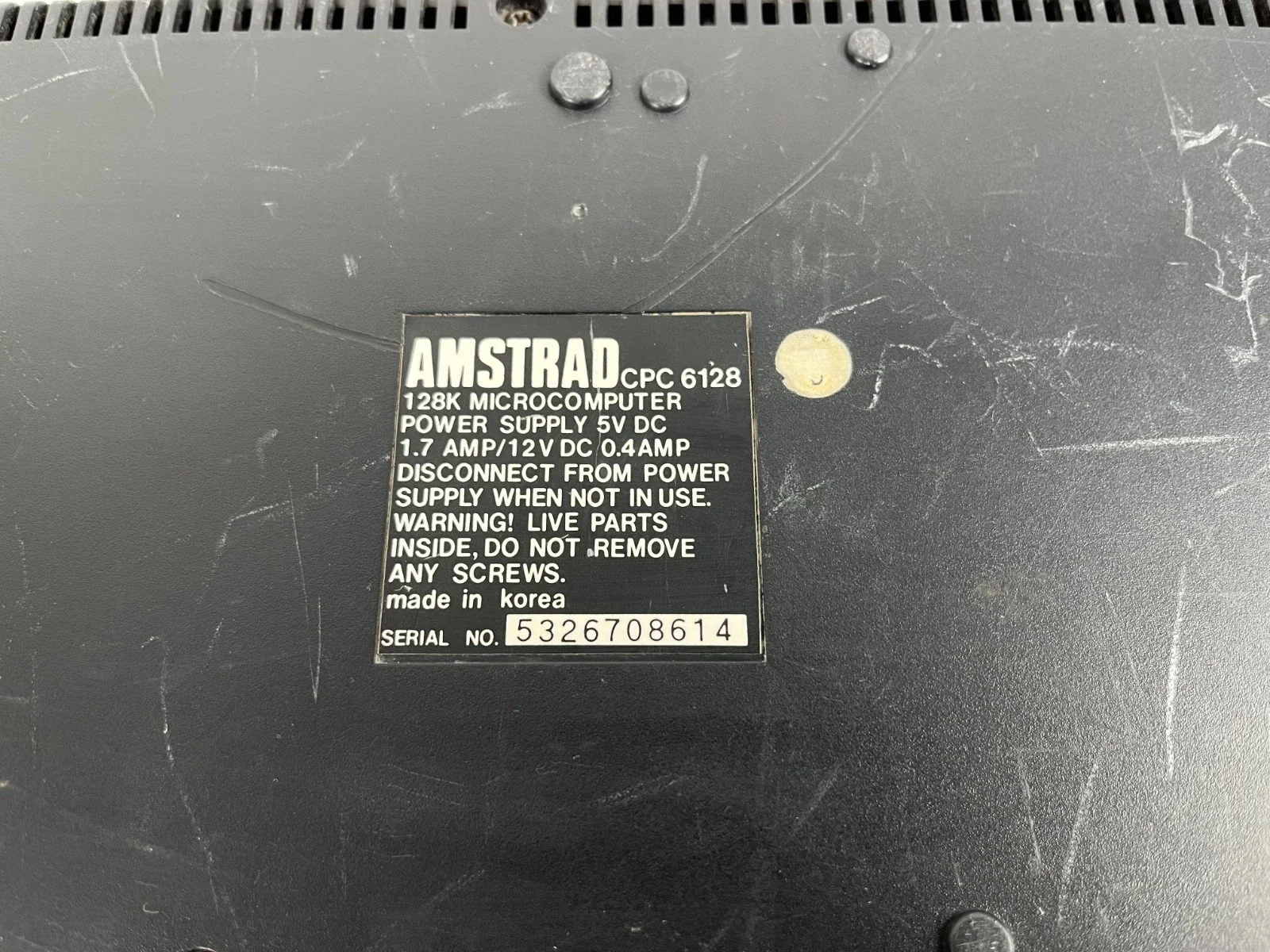 Amstrad CPC6128 Computer