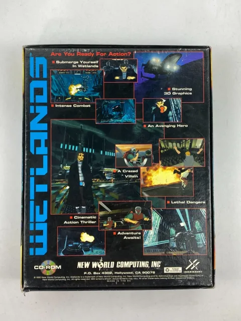 Wetlands (PC 1996) Big Box PC CD ROM windows 95 Computer In Box Game