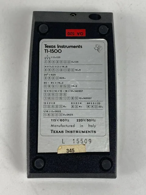 حاسبة تكساس إنسترومنتس 1500 TI-1500
