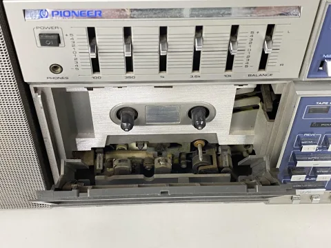 Ultra 1980' s Pioneer CT-C7 100 Watt Portable Boom Box Ghetto Blaster